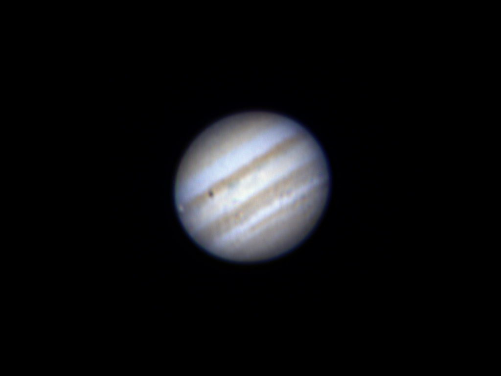 Europa & Shadow on Jupiter (20.02.‎2004, 01:43 UT; Celestron C8; Philips ToUCam 740K)