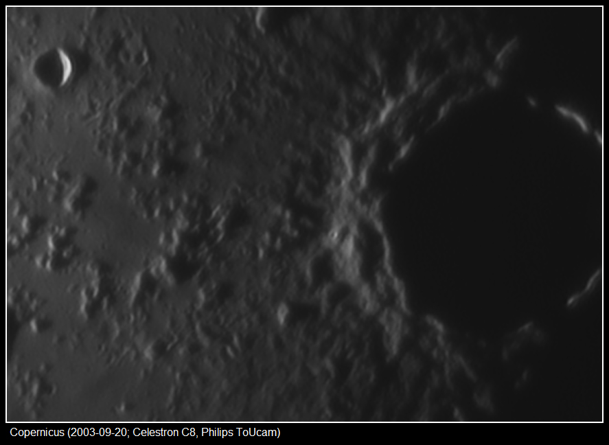 Copernicus (2003-09-20; Celestron C8, Philips ToUcam)