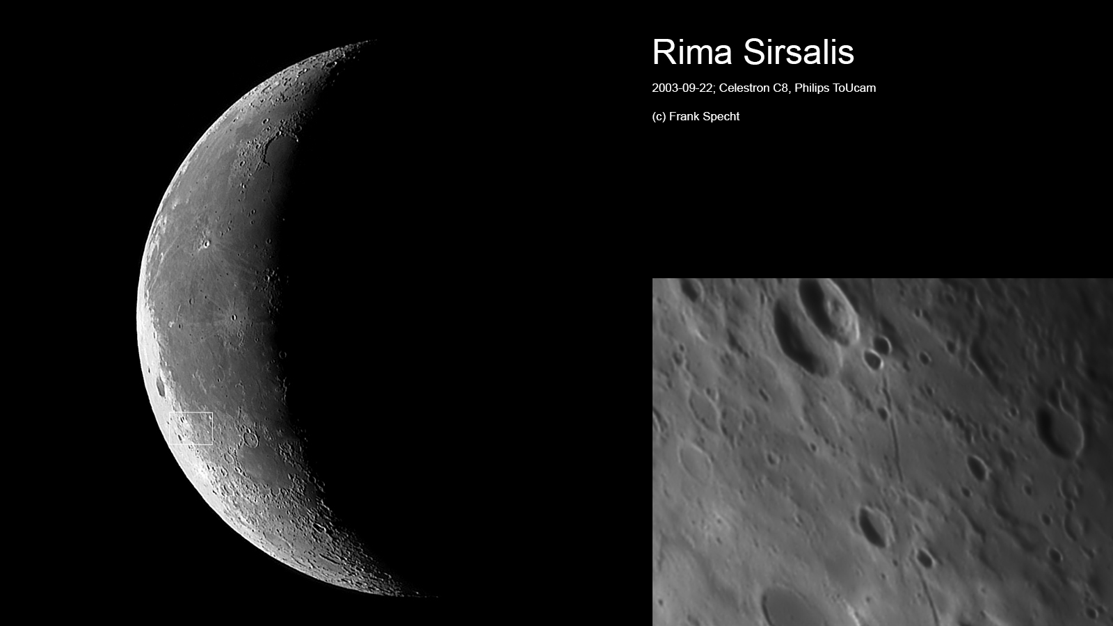 Rima Sirsalis (2003-09-22; Celestron C8, Philips ToUcam)